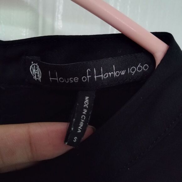 House Of Harlow 1960 Revolve Long Sleeve Hendrix Romper Black Size Small - Picture 3 of 10